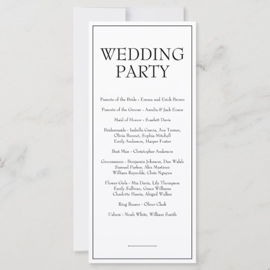 Minimalistisch weddenschapsprogramma (Achterkant)