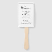 Minimalistisch weddenschapsprogramma handwaaier (Voorkant)