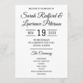 Minimalistisch weddenschapsprogramma menu (Voorkant)