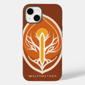 Minimalistisch Wellness Logo - Vectorontwerp Case-Mate iPhone Case (Achterkant)