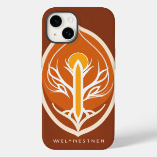 Minimalistisch Wellness Logo - Vectorontwerp Case-Mate iPhone 14 Hoesje