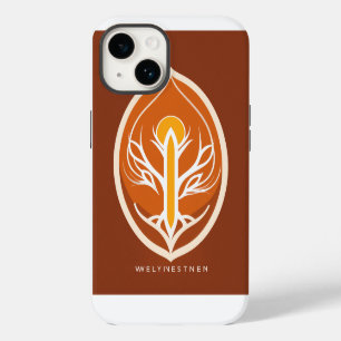 Minimalistisch Wellness Logo - Vectorontwerp iPhone 14 Hoesje