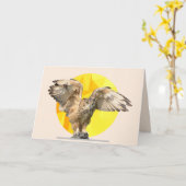  minimalistisch Wenskaart Kaart (Gele Bloem)