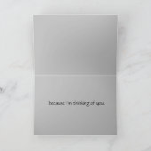  minimalistisch Wenskaart van ooien Kaart (Binnen)