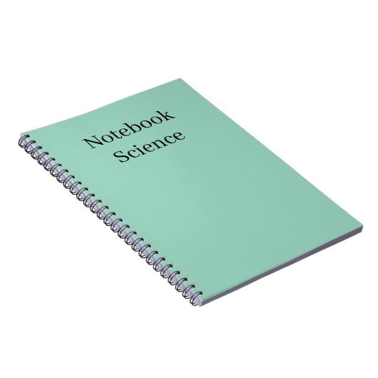 minimalistisch wetenschappelijk notitieboek (Rechterzijde)