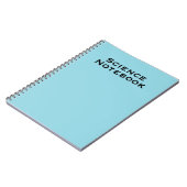 Minimalistisch wetenschappelijk notitieboek (Linkerzijde)