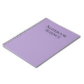 Minimalistisch wetenschappelijk notitieboek (Linkerzijde)
