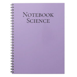 Minimalistisch wetenschappelijk notitieboek