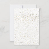 Minimalistisch Whimsical Graduation party diner me Kaart (Achterkant)