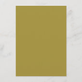 Minimalistisch - White & Gold - Weddenmenu Menu (Achterkant)