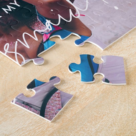 Minimalistisch Wil je mijn bruidmaidfoto zijn Legpuzzel (Zijkant)