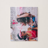 Minimalistisch Wil je mijn bruidmaidfoto zijn Legpuzzel (Verticaal)