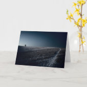 Minimalistisch winterlandschap Oude Linslade (8739 Kaart (Gele Bloem)