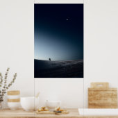 Minimalistisch winterlandschap Oude Linslade (8741 Poster (Keuken)