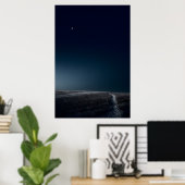 Minimalistisch winterlandschap Oude Linslade (8742 Poster (Thuiskantoor)