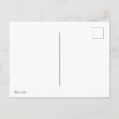 Minimalistisch winters kersttafereel feestdagenkaart (Achterkant)