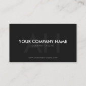 minimalistisch, wit, eenvoudig, professioneel, boh visitekaartje (Achterkant)