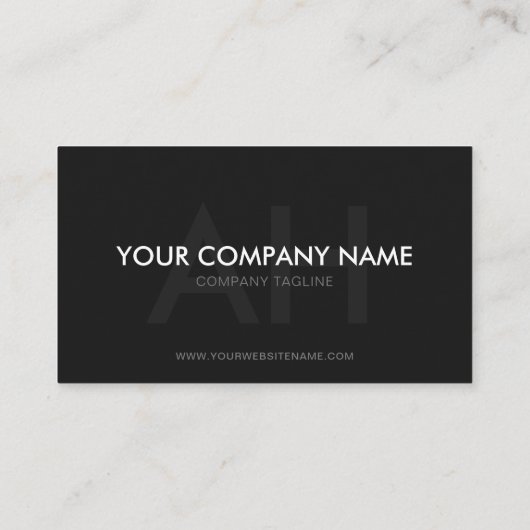 minimalistisch, wit, eenvoudig, professioneel, boh visitekaartje (Achterkant)