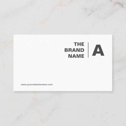 minimalistisch, wit, eenvoudig, professioneel, boh visitekaartje (Achterkant)