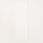 Minimalistisch wit effen effen kleur eenvoudig mod yogamat (Voorkant)