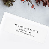 Minimalistisch Wit Elegant Clean Eenvoudig Etiket