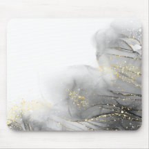 Minimalistisch wit en gouden marmer