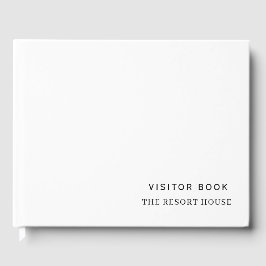minimalistisch wit | Vakantiehuis Guest Sign Boek