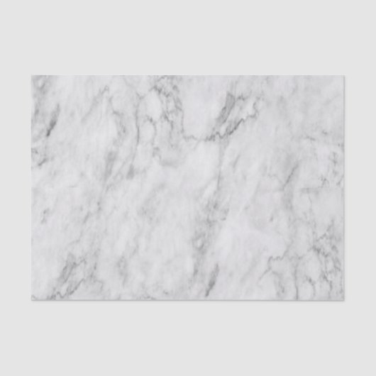 Minimalistisch wit zilver en grijs geweven marmer tissuepapier (Voorkant)