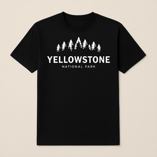 Minimalistisch Yellowstone T-shirt