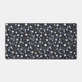 Minimalistisch Zachte Kleurrijke Tuin Wildbloemen Bureaumat (Voorkant)