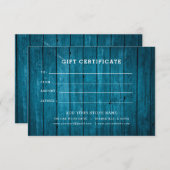 Minimalistisch zakelijk cadeaubon met Logo (Voorkant / Achterkant)