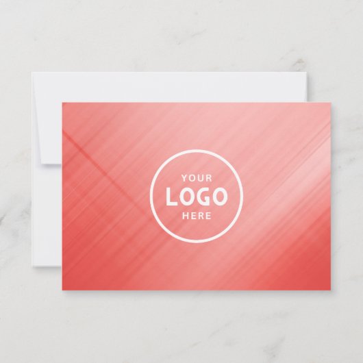 Minimalistisch zakelijk cadeaubon met Logo (Achterkant)