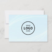 Minimalistisch zakelijk cadeaubon met Logo (Achterkant)