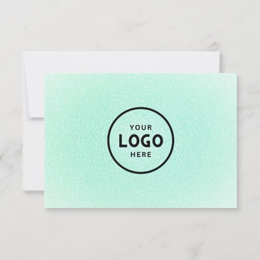 Minimalistisch zakelijk cadeaubon met Logo (Achterkant)