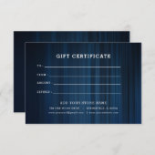 Minimalistisch zakelijk cadeaubon met Logo (Voorkant / Achterkant)