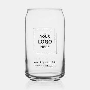 Minimalistisch zakelijk glas cadeauontwerp