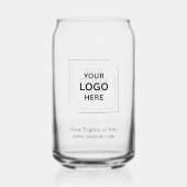 Minimalistisch zakelijk glas cadeauontwerp (Achterkant)