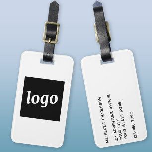 Minimalistisch Zakelijk Logo Bagagelabel