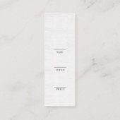 Minimalistisch Zakelijk Logo Kleding Label Hang Ta (Achterkant)