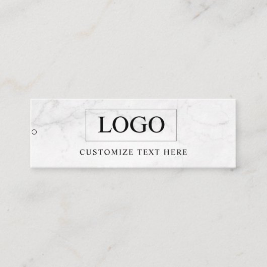 Minimalistisch Zakelijk Logo Kleding Label Hang Ta (Voorkant)