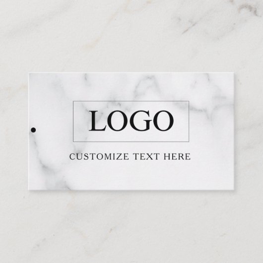 Minimalistisch Zakelijk Logo Kleding Label Hang Ta (Voorkant)