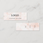 Minimalistisch Zakelijk Logo Kleding Label Hang Ta (Voorkant / Achterkant)