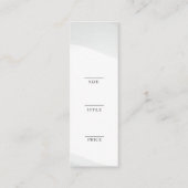 Minimalistisch Zakelijk Logo Kleding Label Hang Ta (Achterkant)