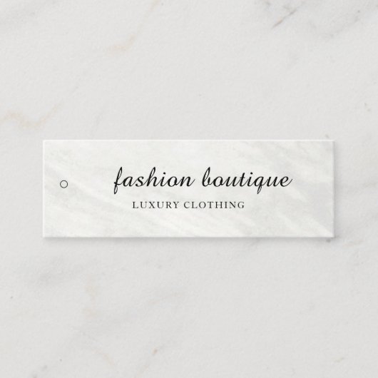 Minimalistisch Zakelijk Logo Kleding Label Hang Ta (Voorkant)