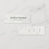 Minimalistisch Zakelijk Logo Kleding Label Hang Ta (Voorkant / Achterkant)
