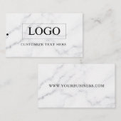 Minimalistisch Zakelijk Logo Kleding Label Hang Ta (Voorkant / Achterkant)