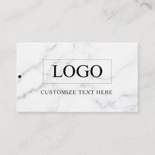 Minimalistisch Zakelijk Logo Kleding Label Hang Ta (Voorkant)