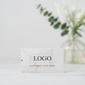 Minimalistisch Zakelijk Logo Kleding Label Hang Ta (Staand voorkant)