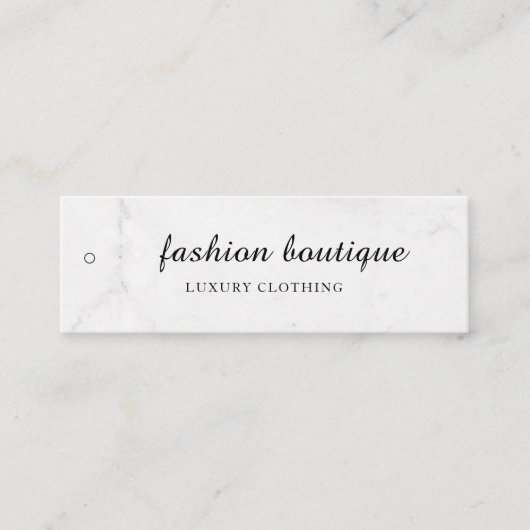 Minimalistisch Zakelijk Logo Kleding Label Hang Ta (Voorkant)