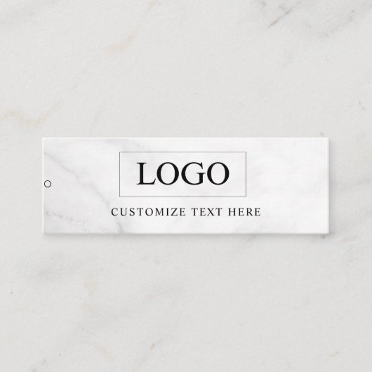 Minimalistisch Zakelijk Logo Kleding Label Hang Ta (Voorkant)